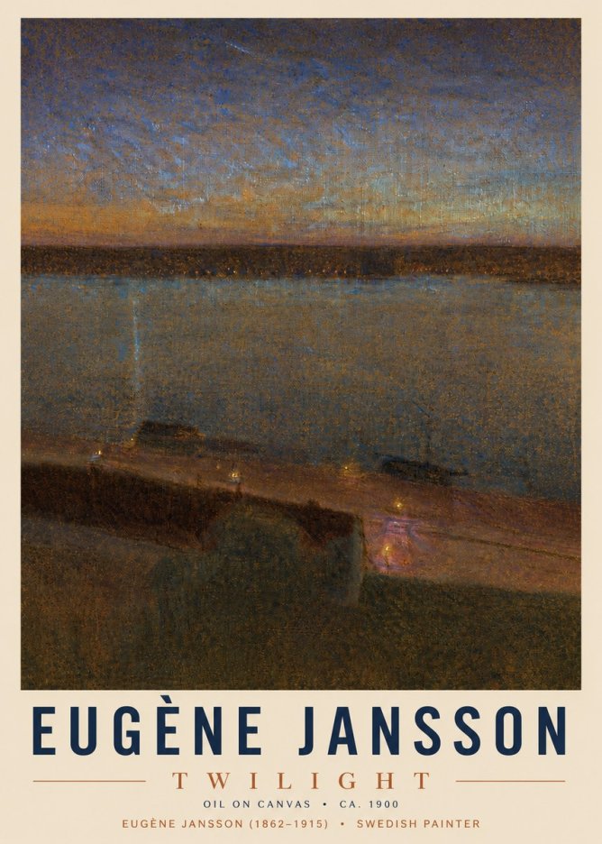 Eugène Jansson Twilight No4 - Juliste