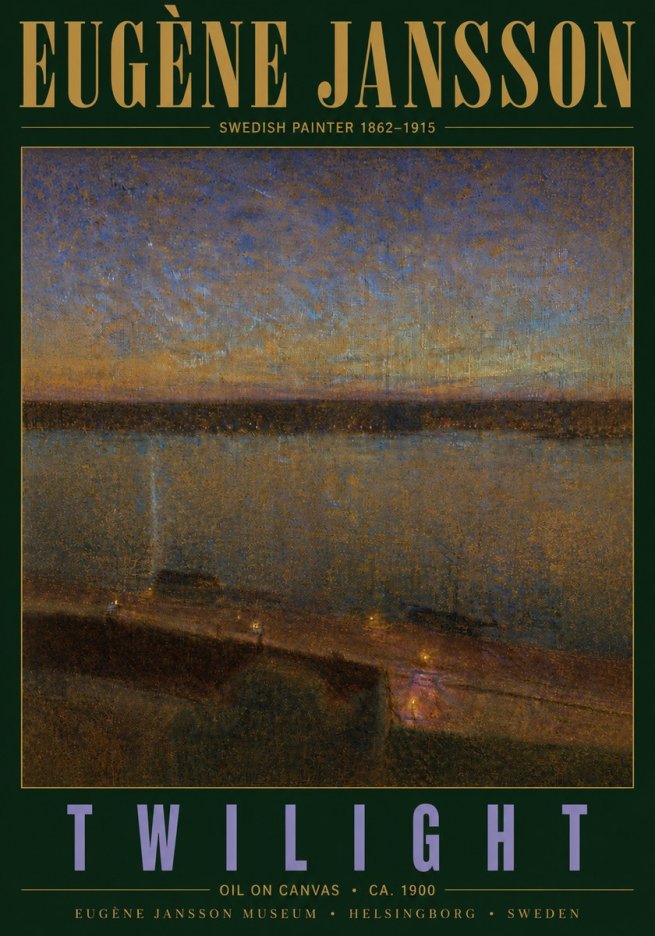 Eugène Jansson Twilight No5 - Juliste