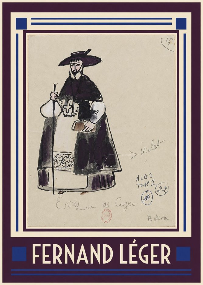Fernand Léger Evêque De Cuzco No1 - Juliste