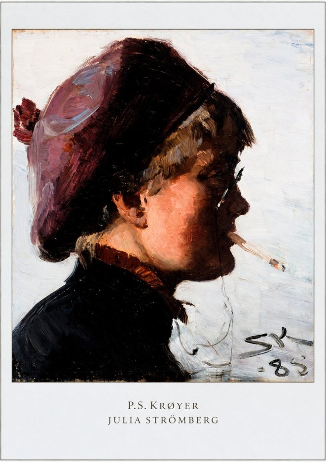 P.S. Krøyer Julia Strömberg No6 - Juliste