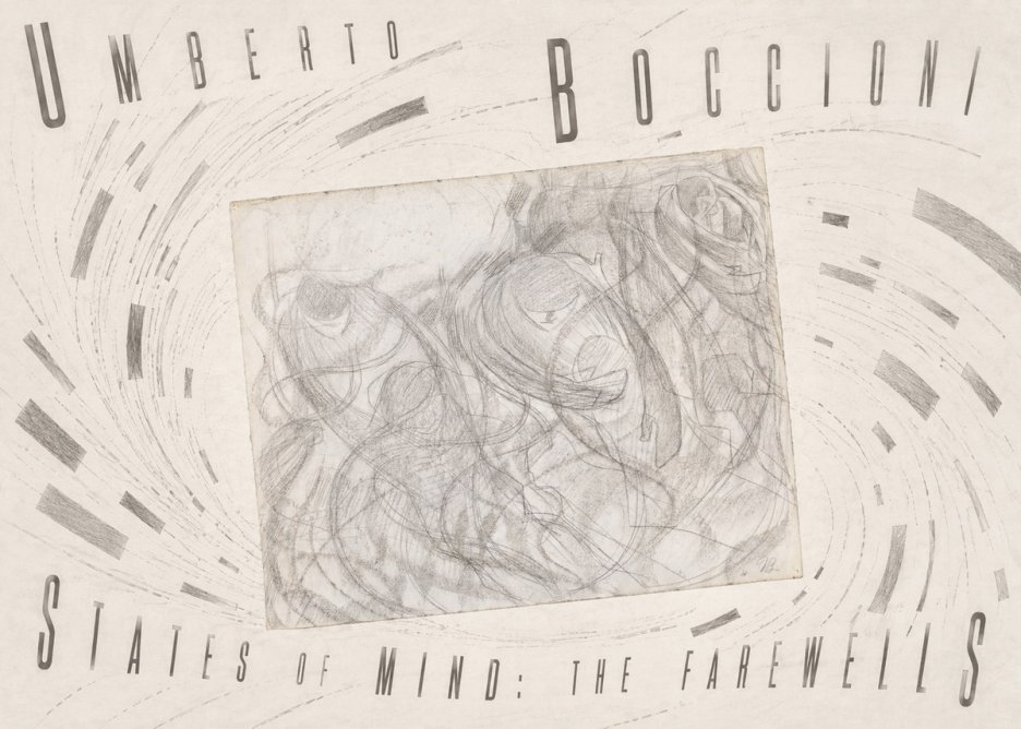 Umberto Boccioni States of Mind: the Farewells No5 - Juliste