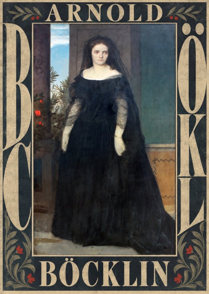 Arnold Böcklin Portrait of Mrs. Böcklin No6 - Juliste