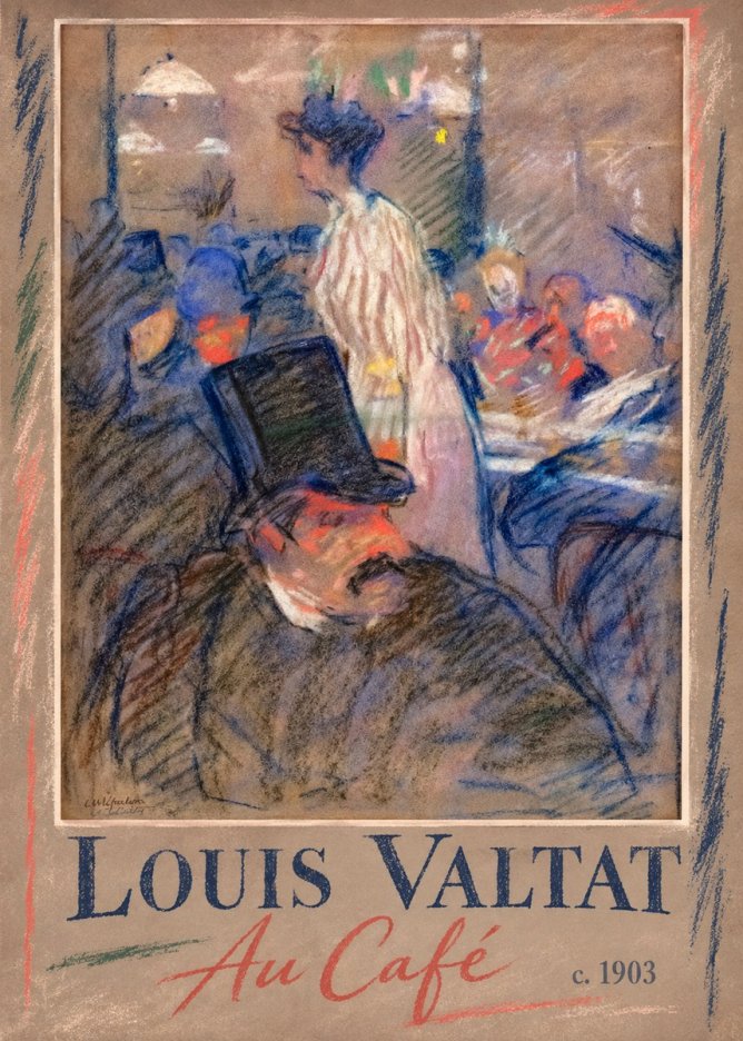 Louis Valtat Au Café No1 - Juliste