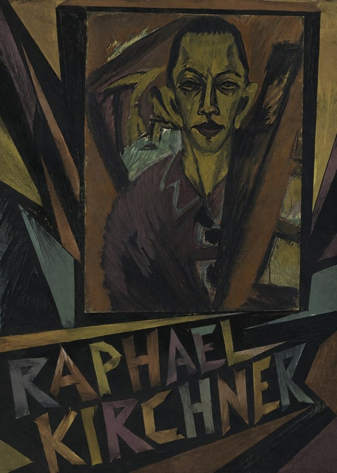 Raphael Kirchner Self-portrait No4 - Juliste