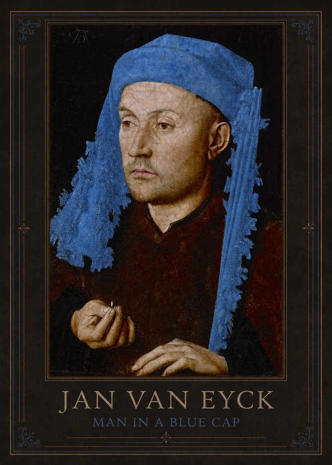 Jan van Eyck Man in a Blue Cap I No1 - Juliste