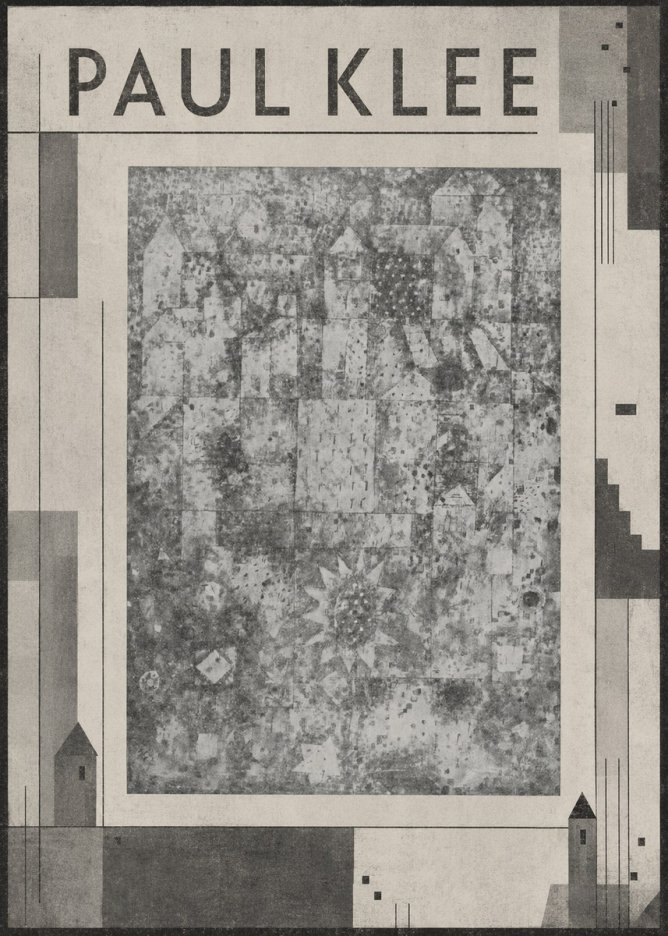 Paul Klee Town and Country No6 - Juliste