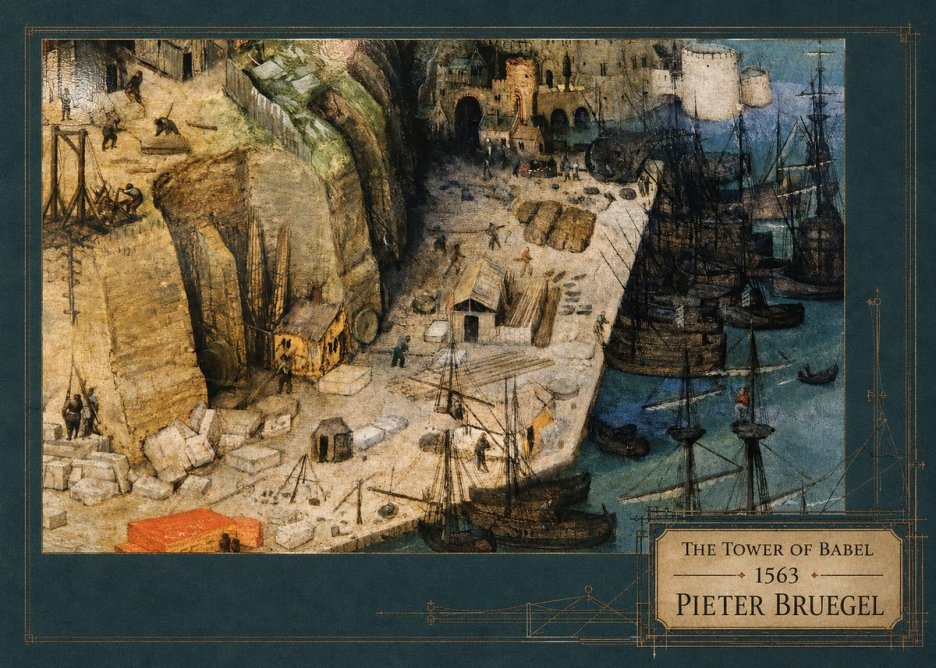 Pieter Bruegel The Tower of Babel XVIII No3 - Juliste