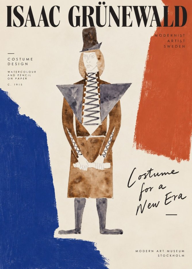 Isaac Grünewald Costume Design XIII No5 - Juliste