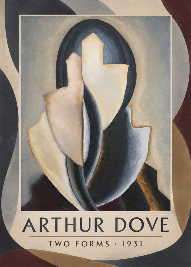 Arthur Dove Two Forms No1 - Juliste
