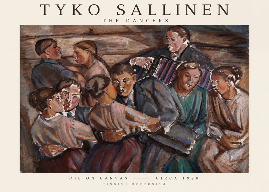 Tyko Sallinen The Dancers No1 - Juliste