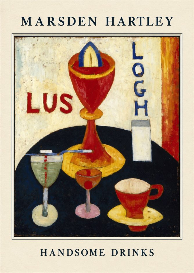 Marsden Hartley Handsome Drinks No4 - Juliste