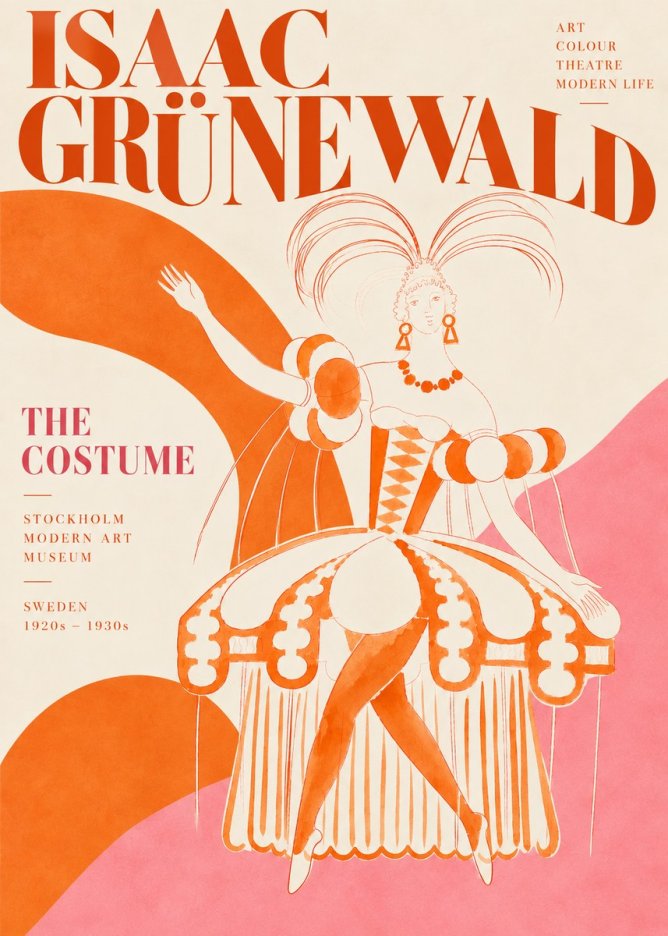 Isaac Grünewald The Costume II No5 - Juliste