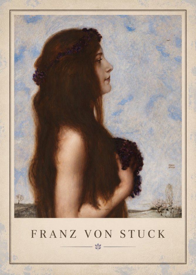 Franz von Stuck Frühlingsreigen No1 - Juliste