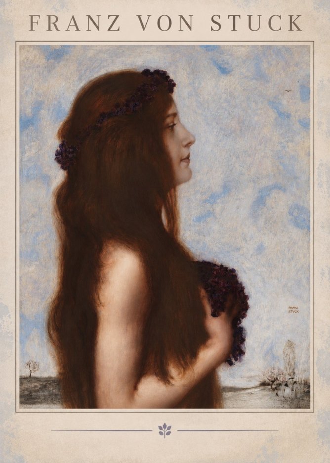 Franz von Stuck Frühlingsreigen No2 - Juliste