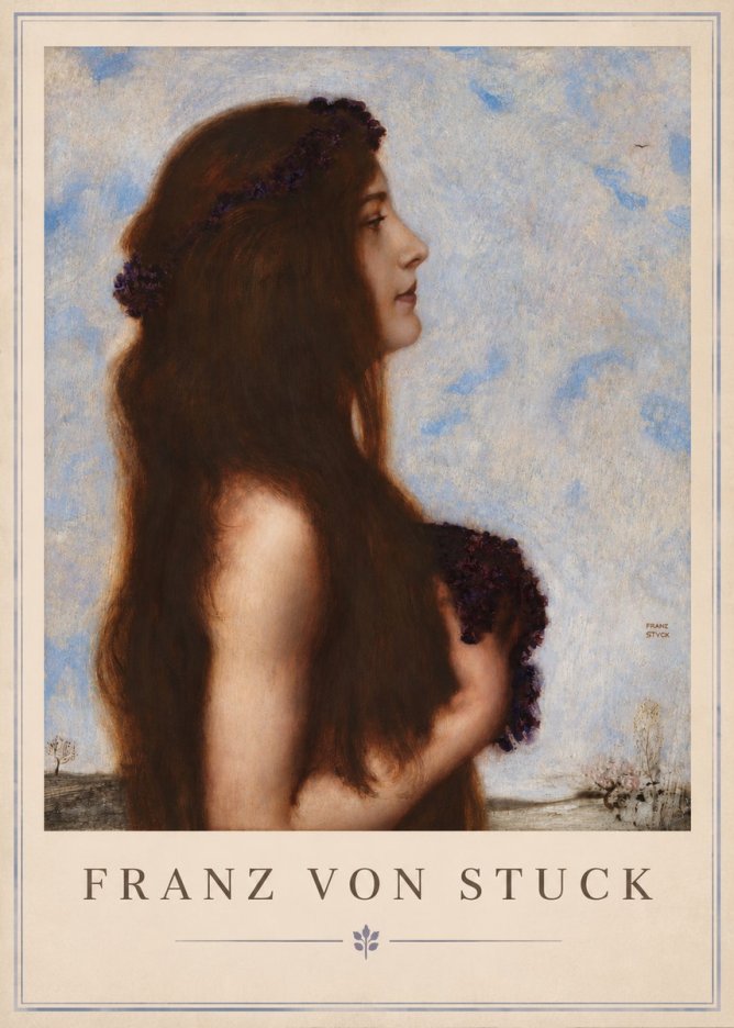 Franz von Stuck Frühlingsreigen No3 - Juliste