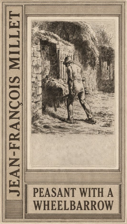 Jean-François Millet Peasant with a Wheelbarrow No2 - Juliste