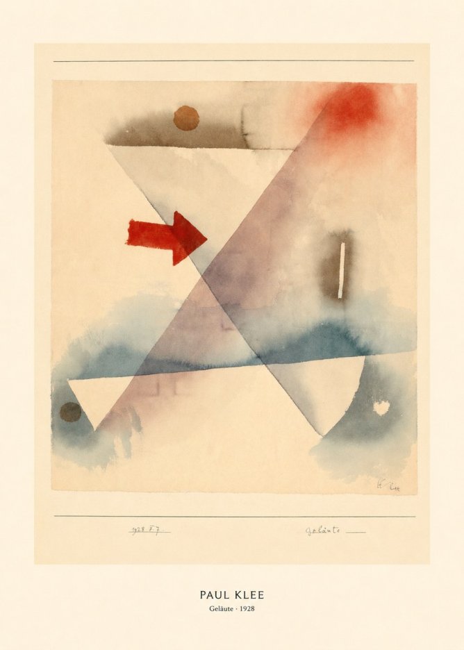 Paul Klee Geläute No5 - Juliste