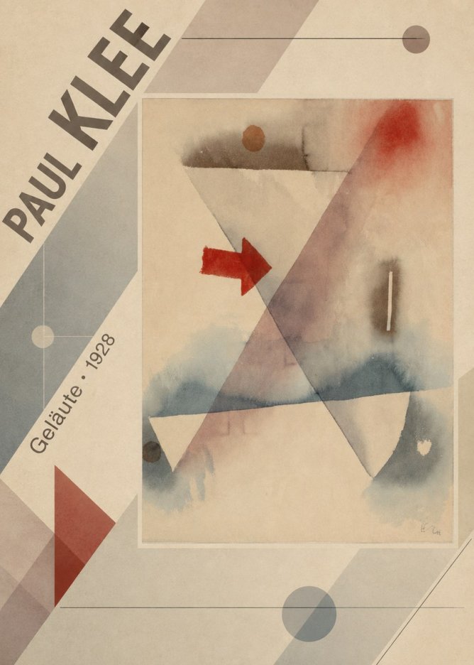 Paul Klee Geläute No6 - Juliste
