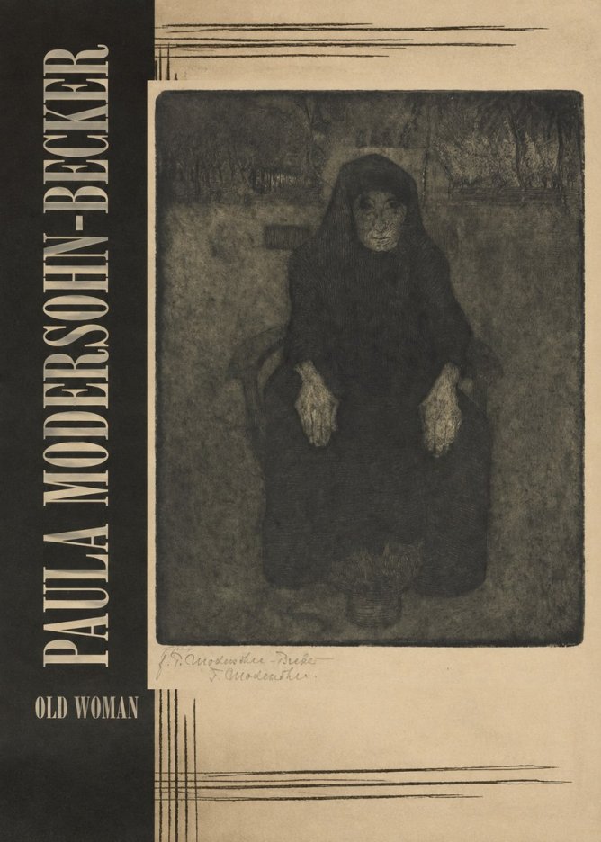 Paula Modersohn-Becker Old Woman No2 - Juliste
