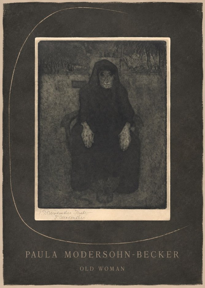 Paula Modersohn-Becker Old Woman No3 - Juliste