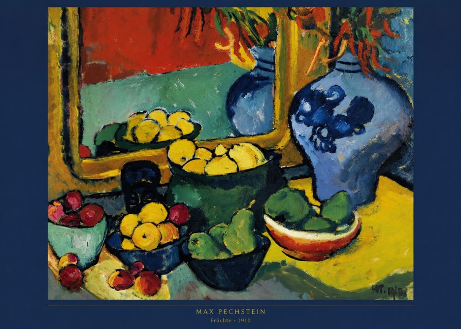 Max Pechstein Früchte 1910 No5 - Juliste