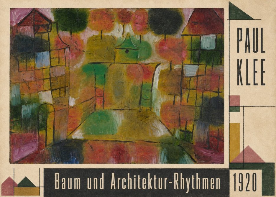 Paul Klee Baum Und Architektur-rhythmen No6 - Juliste