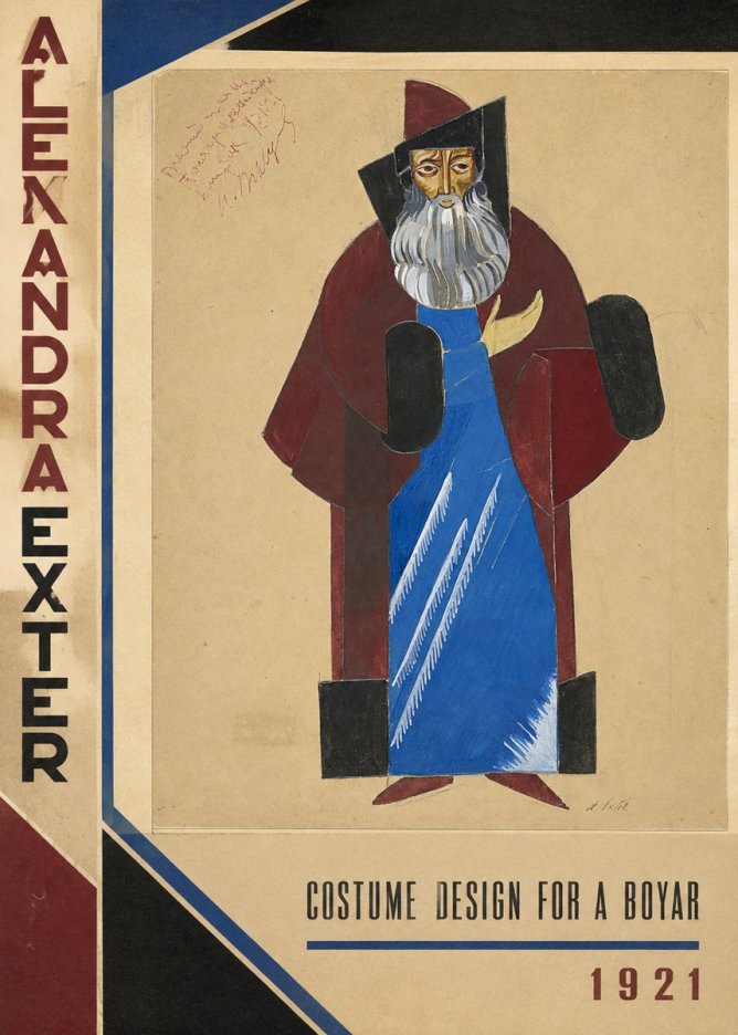 Alexandra Exter Costume Design for a Boyar No2 - Juliste