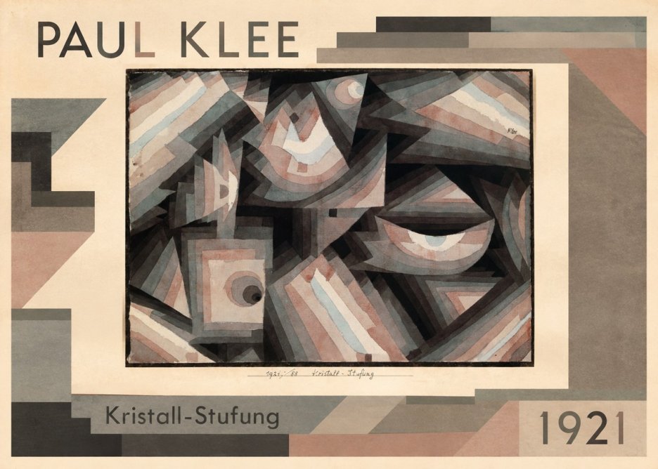 Paul Klee Kristall-stufung I No1 - Juliste