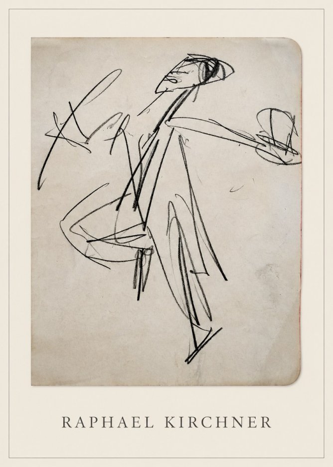 Raphael Kirchner Dynamic Dancer Sketch No4 - Juliste