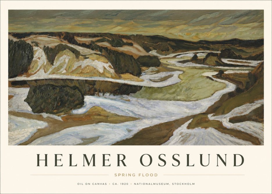 Helmer Osslund Spring Flood No1 - Juliste