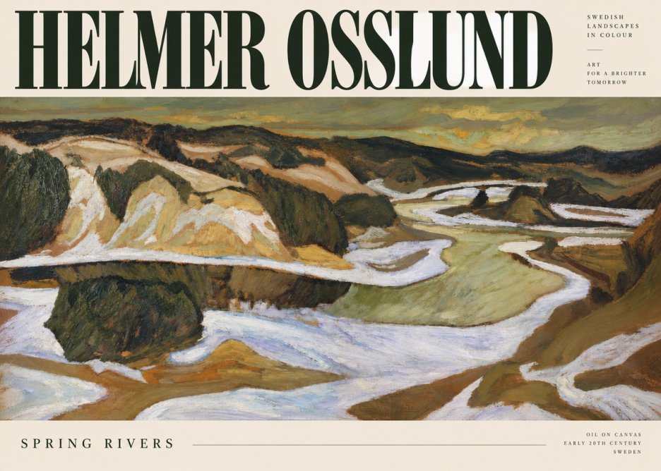 Helmer Osslund Spring Flood No3 - Juliste