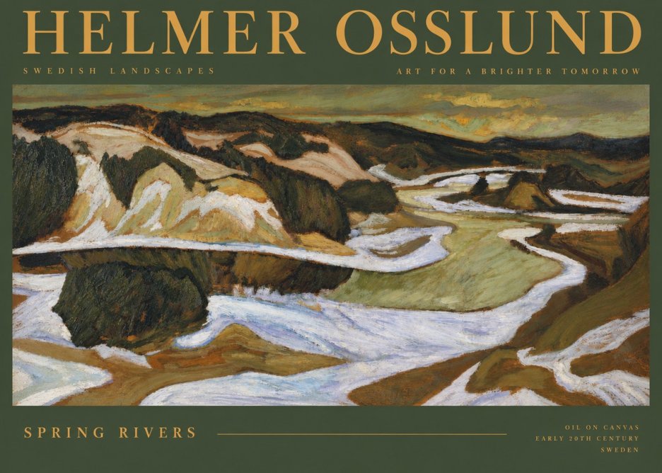 Helmer Osslund Spring Flood No4 - Juliste