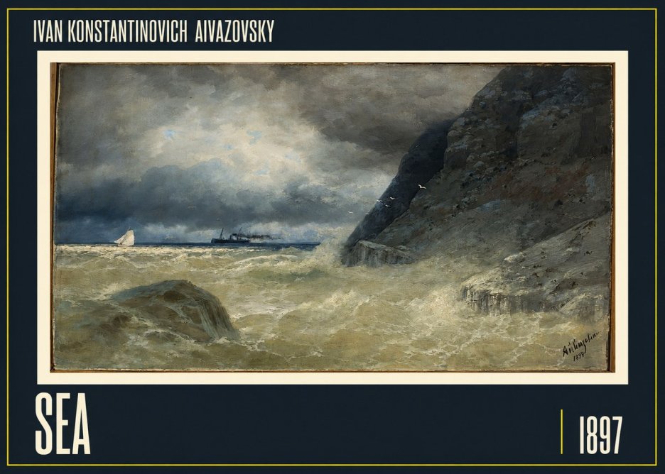 Ivan Konstantinovich Aivazovsky Sea No1 - Juliste