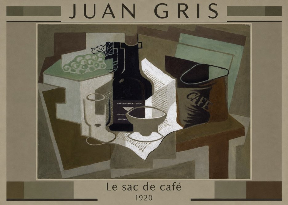 Juan Gris Le Sac De Café No1 - Juliste