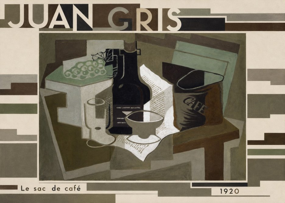 Juan Gris Le Sac De Café No4 - Juliste