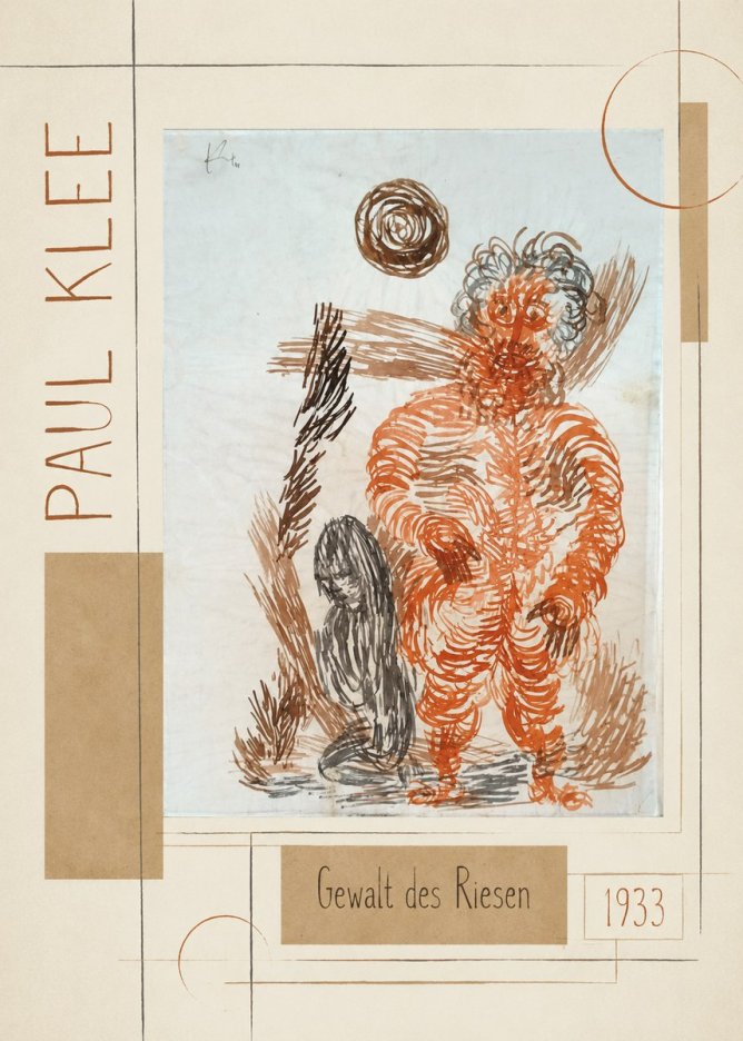 Paul Klee Gewalt Des Riesen II No2 - Juliste