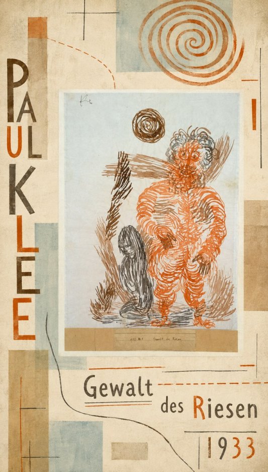 Paul Klee Gewalt Des Riesen II No6 - Juliste