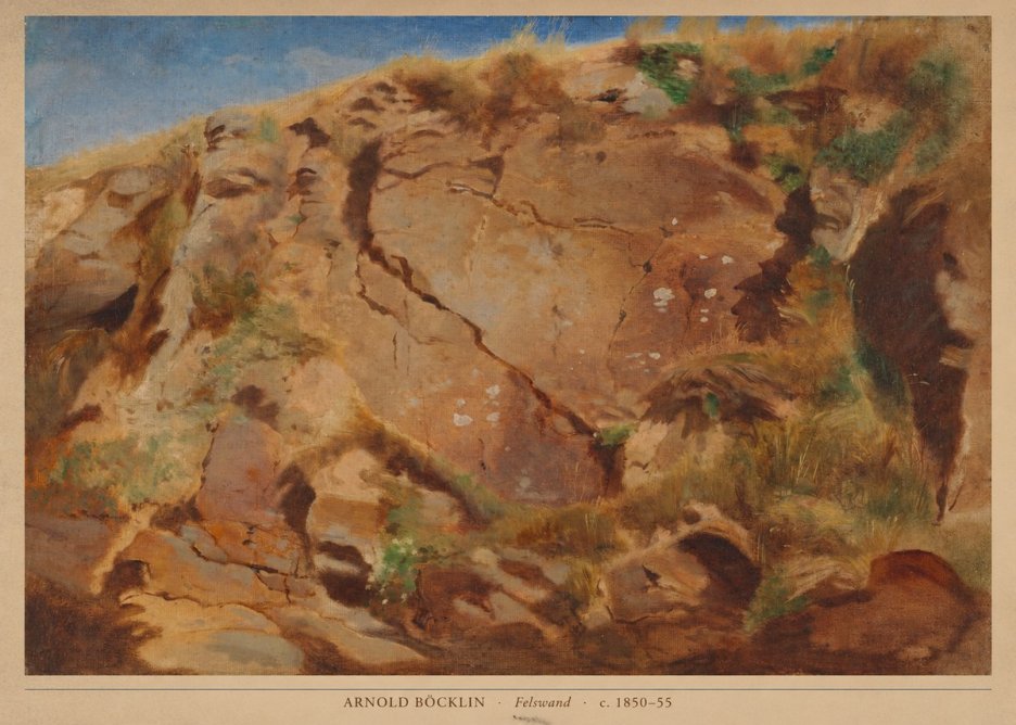 Arnold Böcklin Felswand No2 - Juliste