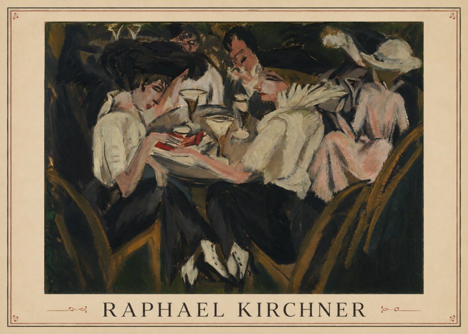Raphael Kirchner Table Talk No1 - Juliste