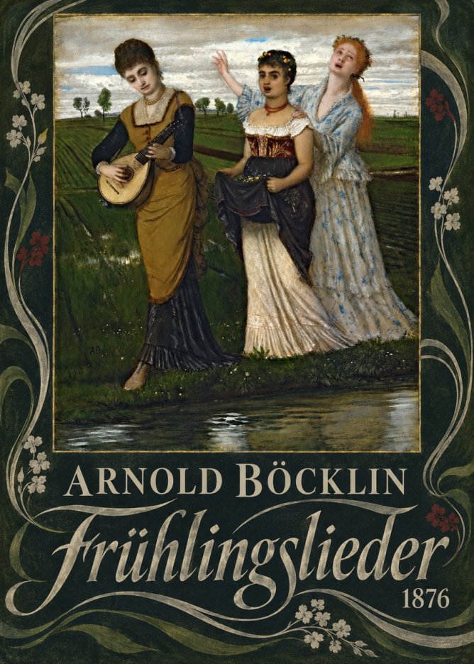 Arnold Böcklin Frühlingslieder No5 - Juliste