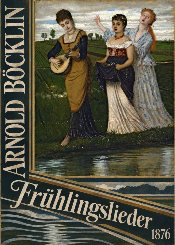 Arnold Böcklin Frühlingslieder No6 - Juliste