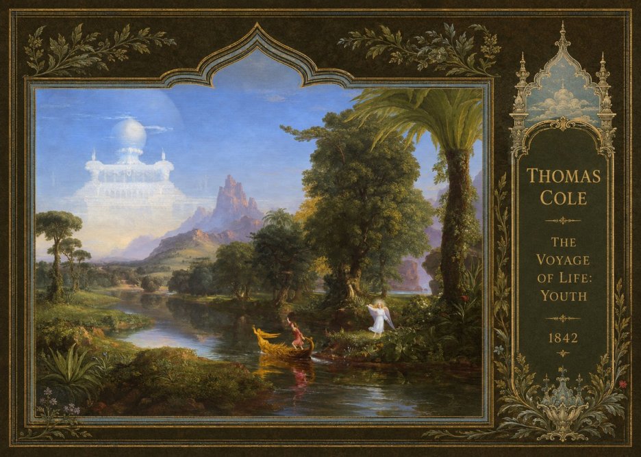 Thomas Cole The Voyage of Life: Youth IV No4 - Juliste