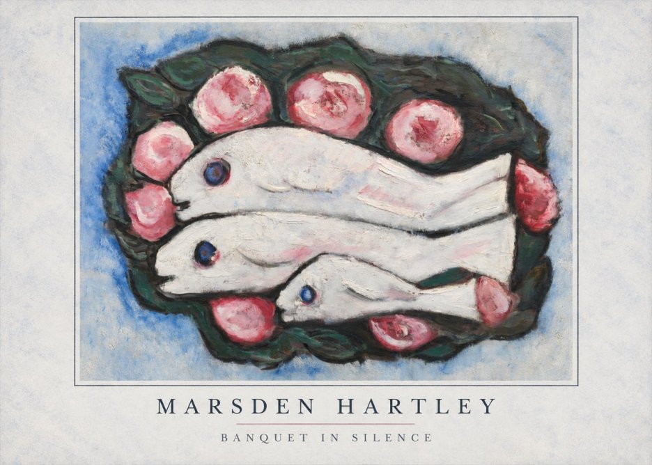 Marsden Hartley Banquet in Silence No4 - Juliste