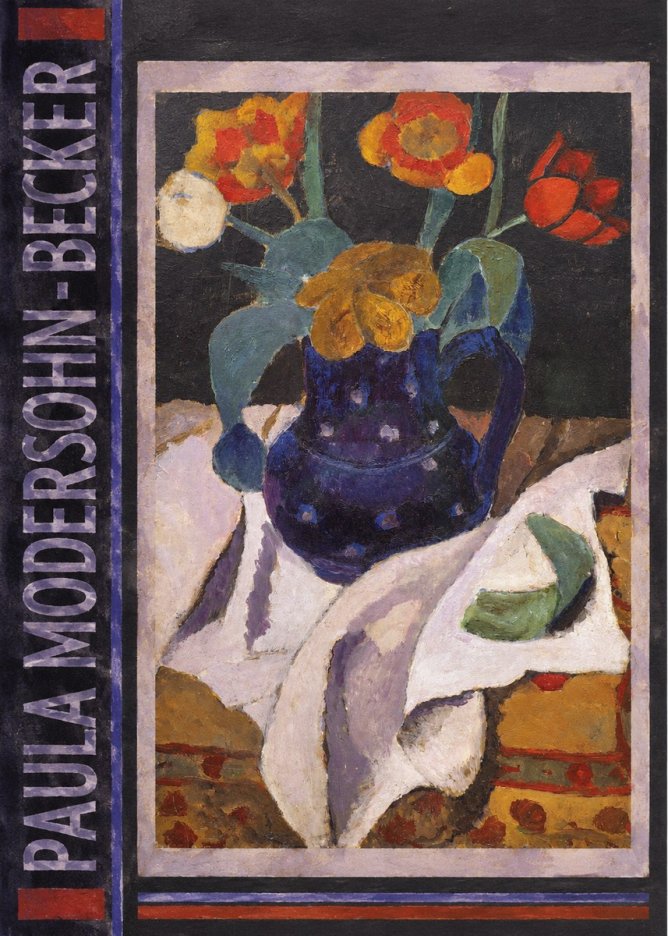 Paula Modersohn-Becker Still Life with Blue Jug and Flowers No2 - Juliste