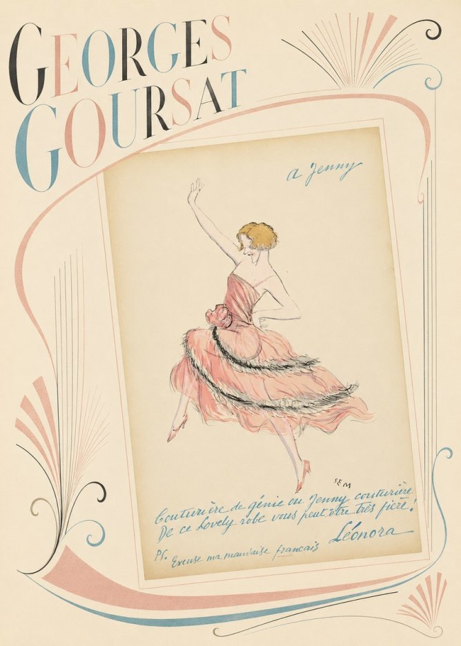 Georges Goursat A Jenny No3 - Juliste