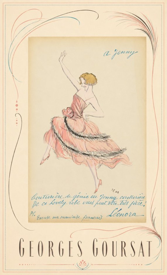Georges Goursat A Jenny No4 - Juliste