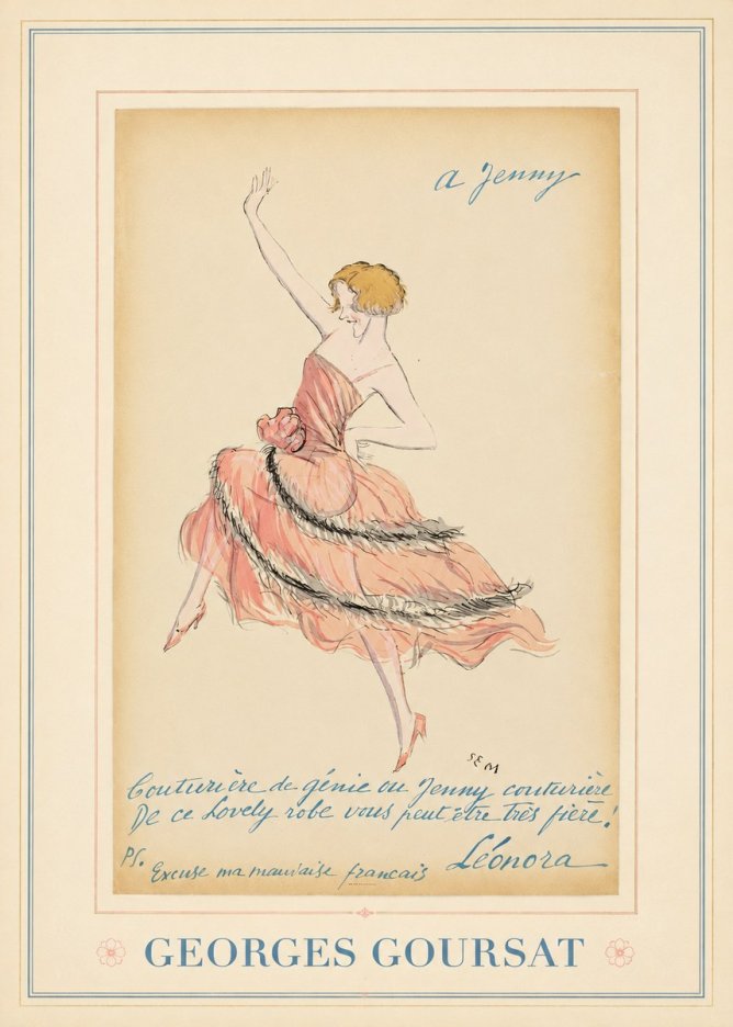 Georges Goursat A Jenny No6 - Juliste