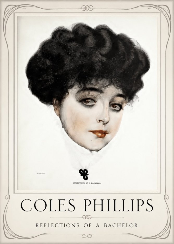 Coles Phillips Reflections of a Bachelor No1 - Juliste