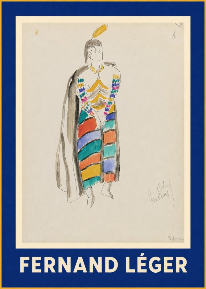 Fernand Léger Chef Moreau No1 - Juliste