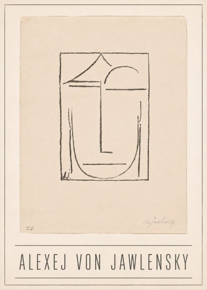 Alexej von Jawlensky Abstract Head No1 - Juliste